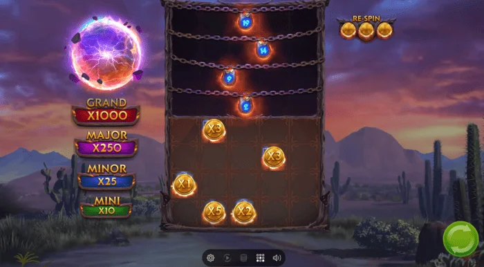 Colt Lightning Inferno বোনাস গেম স্ক্রিন